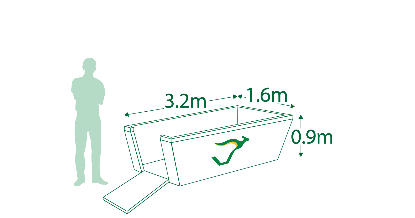 4 Marrel Skip Bin
