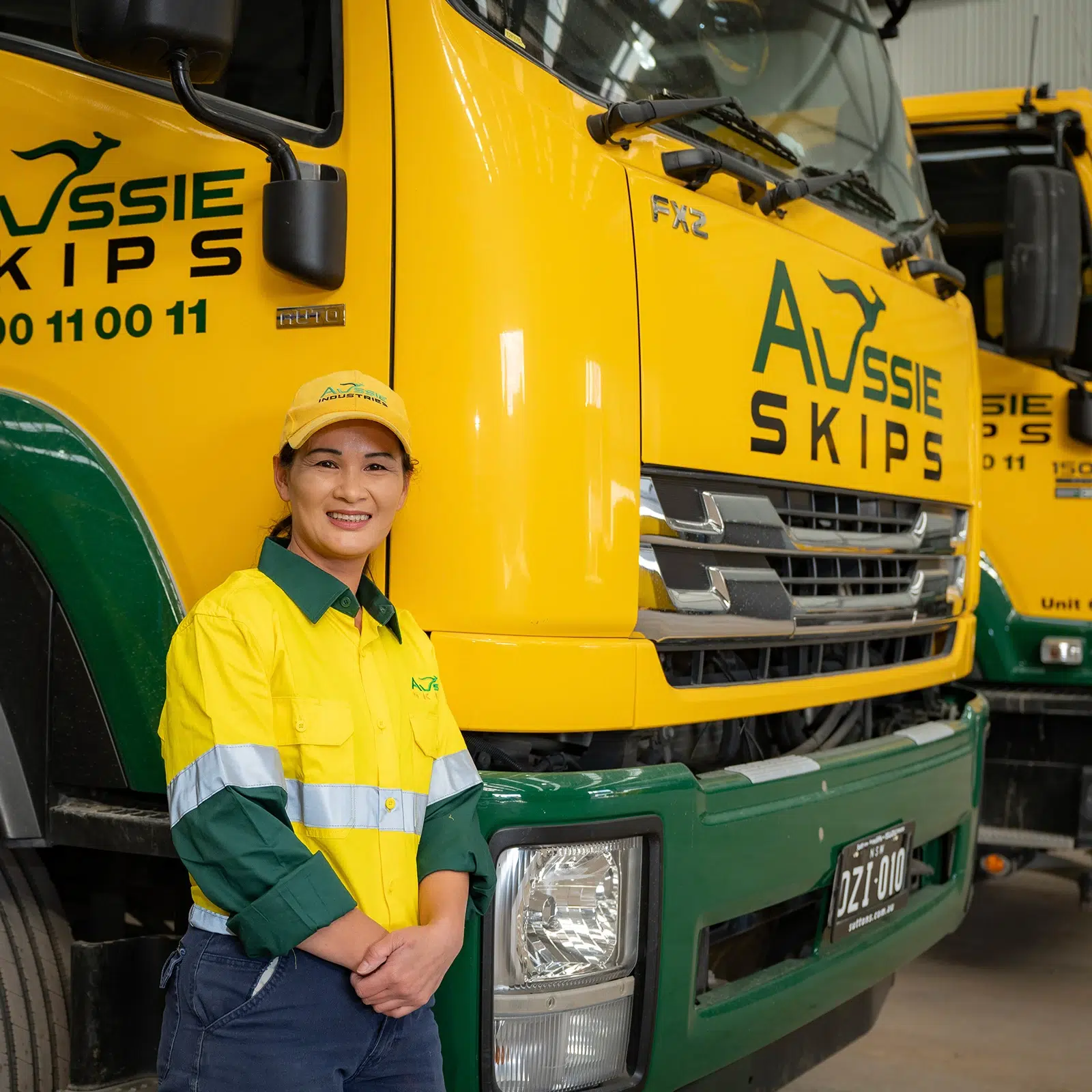 Aussie Skips Team Member with Truck