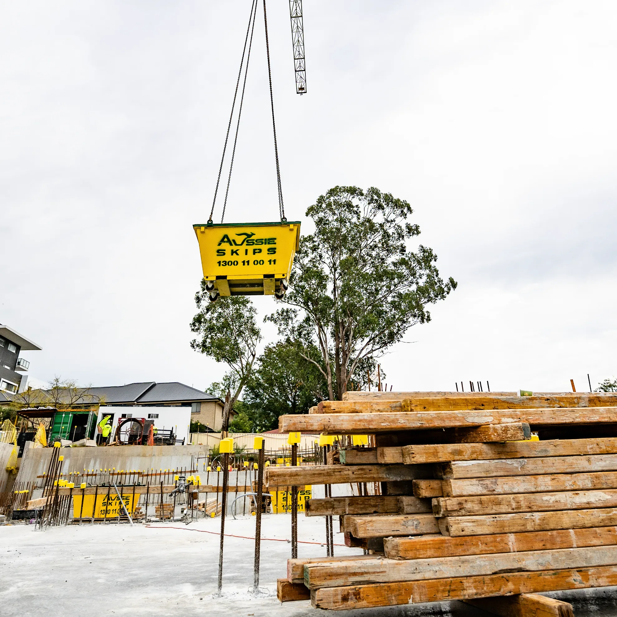 Aussie Skip bin delivery to trade and construction