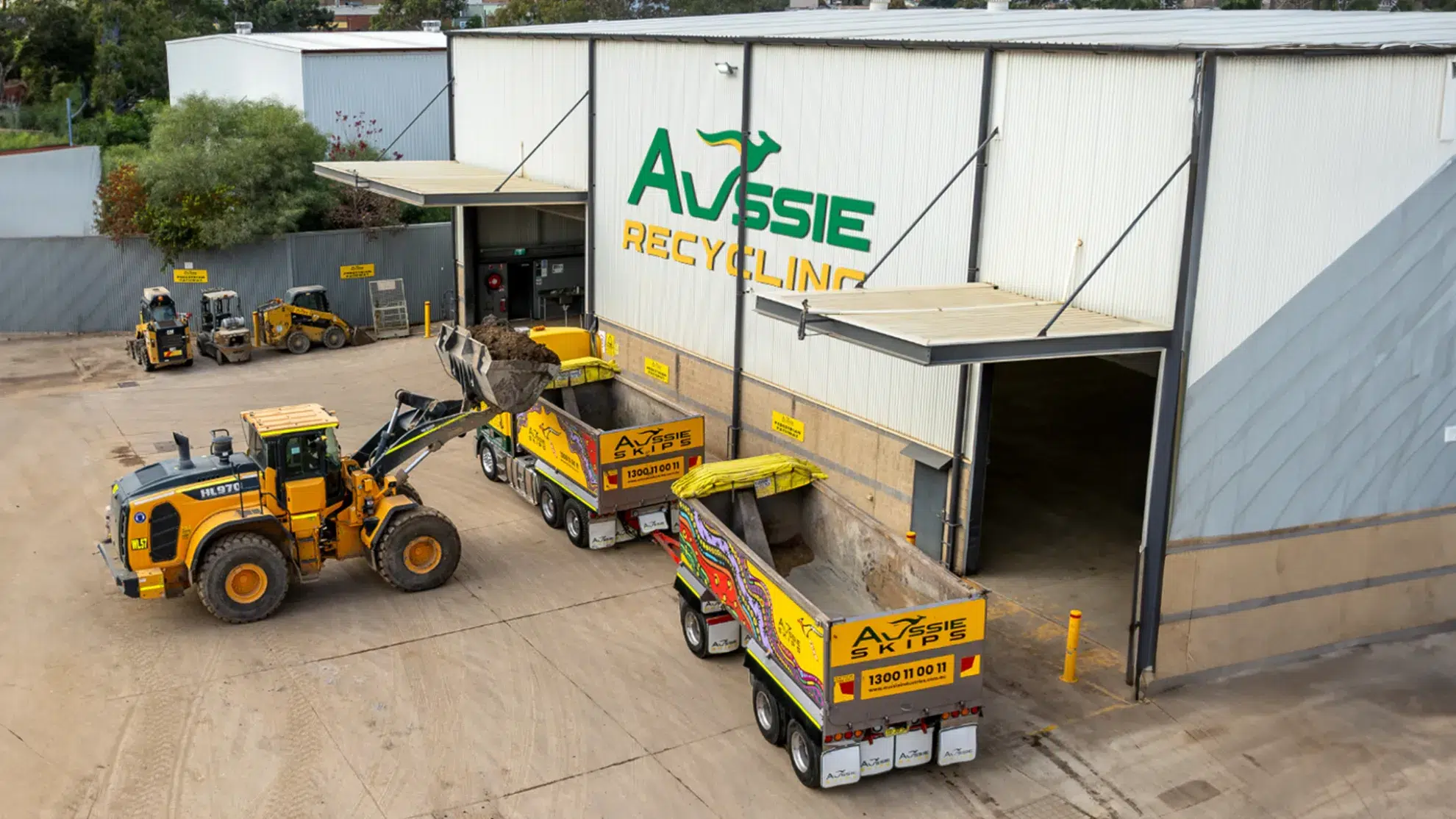 Aussie skip bins recycling centre