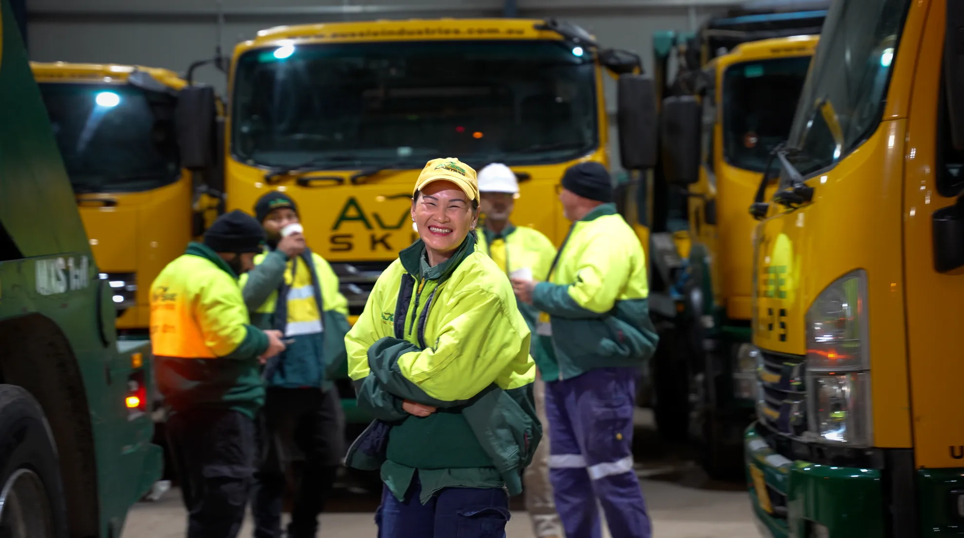 Smiling Aussie Industries team member